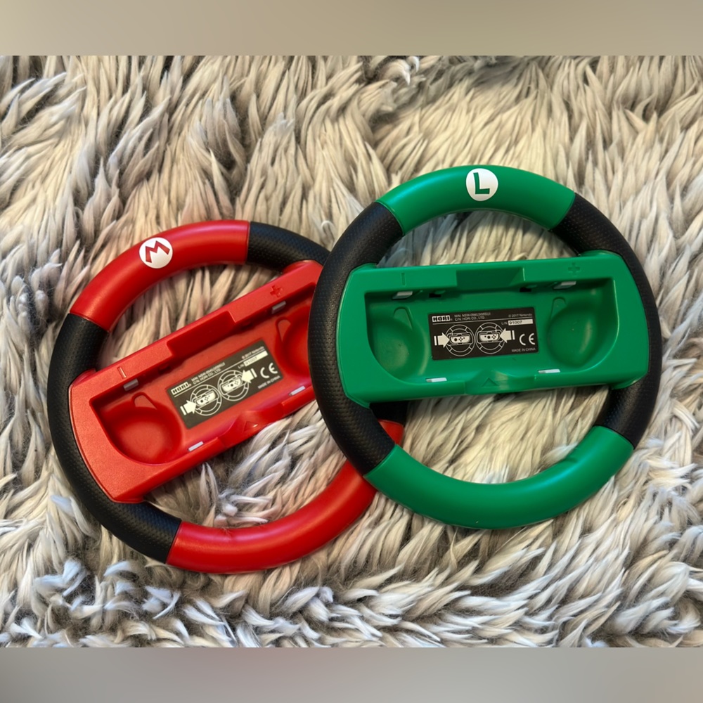 Mario and Luigi Steering Wheels for Nintendo Switch!